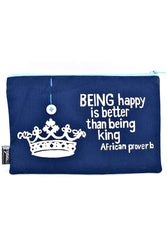 African Proverb Pouch