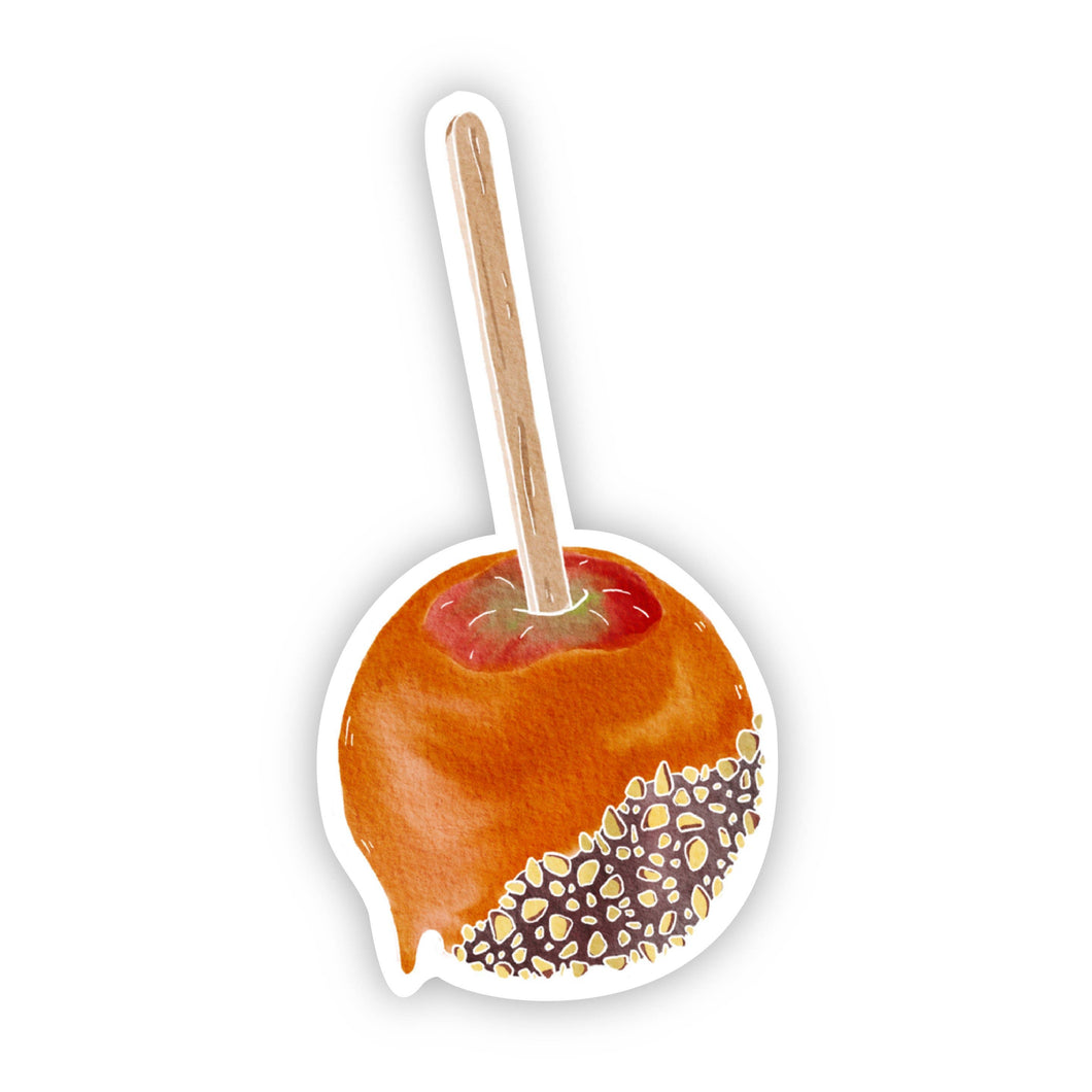 Carmel Apple Watercolor Fall Sticker