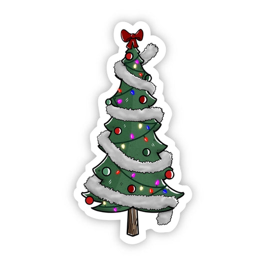 Christmas Tree with Tinsel