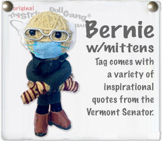 Bernie with Mittens String Doll