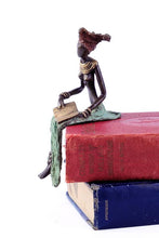 Load image into Gallery viewer, Beauty of Knowledge Burkina Bronze Sculpture
