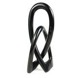Wedding Eternity Knot - Black - 10"