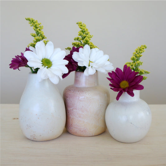 Natural Soapstone Vases