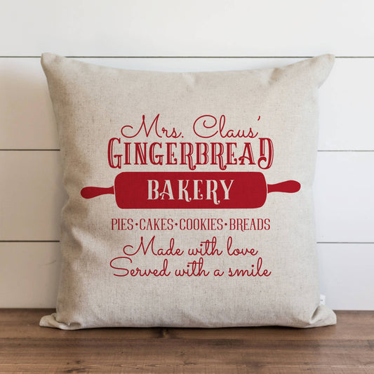 Mrs Claus Gingerbread  Pillow Cover