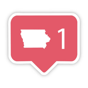 Iowa Social Media Comment Sticker