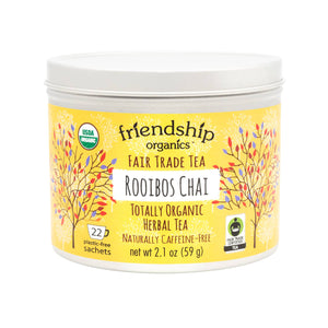 Rooibos Chai Herbal Tea, Organic and Fair Trade Certified Tin