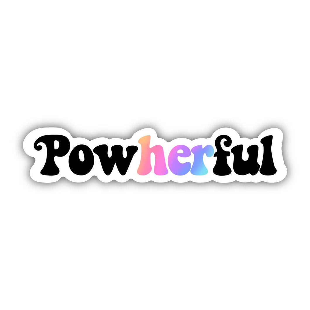 Groovy Powherful Sticker