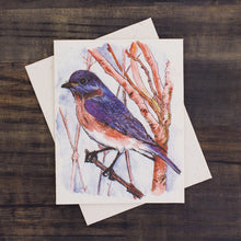 Load image into Gallery viewer, Greeting Card - Pooh Paper Birds Watercolor
