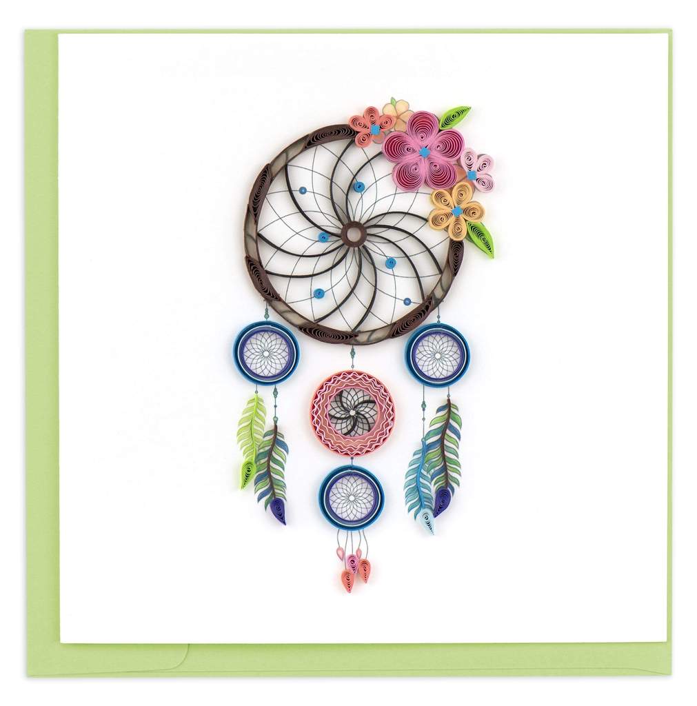 Quilled Dreamcatcher Greeting Card