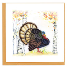 Load image into Gallery viewer, Quilled Wild Turkey Greeting Card
