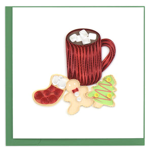 Quilled Christmas Cookies Greeting Card