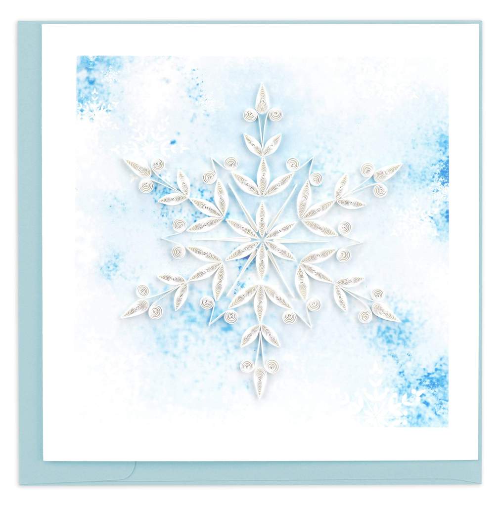 Quilled Snowflake Holiday Card