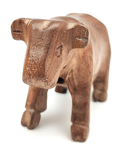 4 Inch Natural Wooden Mooing Cow