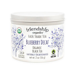 Blueberry Decaf Tea, Organic and Fair Trade Certified Tin