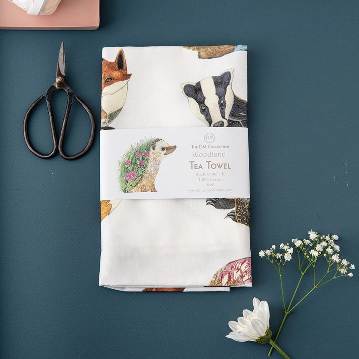 Tea Towel Woodland