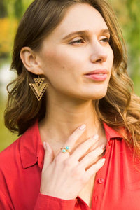 CiCi Geometric Dangle Earrings