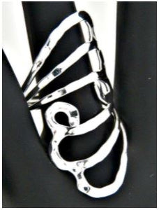 Silver Rings  Art Nouveau