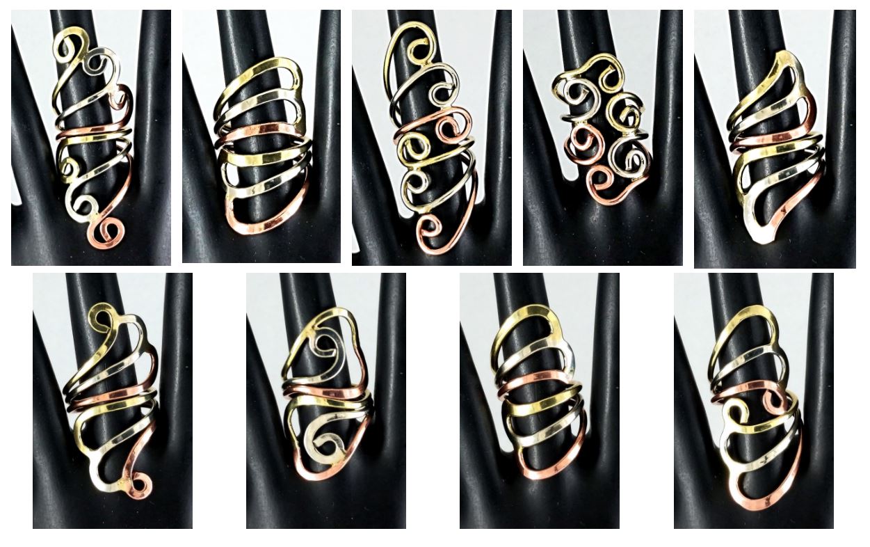 Married-metal Rings Art Nouveau