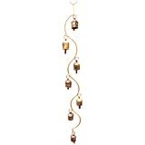 Load image into Gallery viewer, Curved Stem Bells - Wavy Wind Chime
