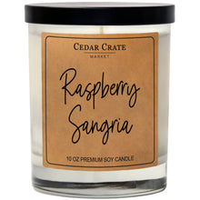 Load image into Gallery viewer, Raspberry Sangria | 100% Soy Wax Candle
