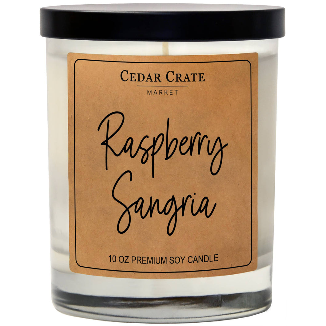 Raspberry Sangria | 100% Soy Wax Candle