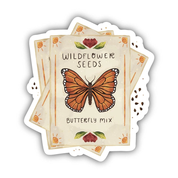 Wildflower Seeds and Butterfly
