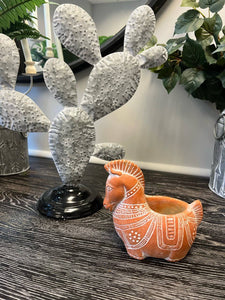 Cement Pony Planter