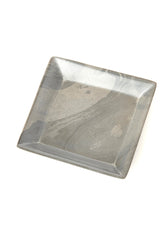 Dove Gray Soapstone Square Dish