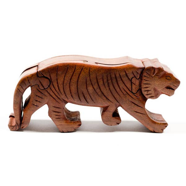 Tiger Puzzle Box