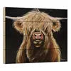 Load image into Gallery viewer, Highland Cow on Black Pallet
