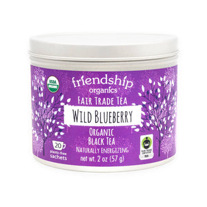 Blueberry Tea, Organic and Fair Trade Certified Tin