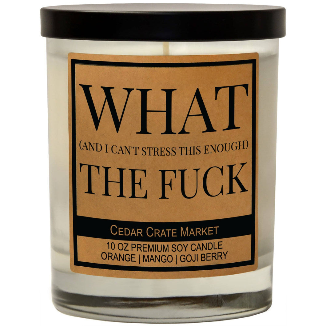 What (And I Can't Stress This Enough) The Fuck | 100% Soy Wax Candle