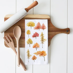 Tea Towel Fall Trees
