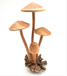 Mushroom Large Wooden Hand Carved
