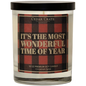 It's The Most Wonderful Time Of Year | 100% Soy Wax Candle