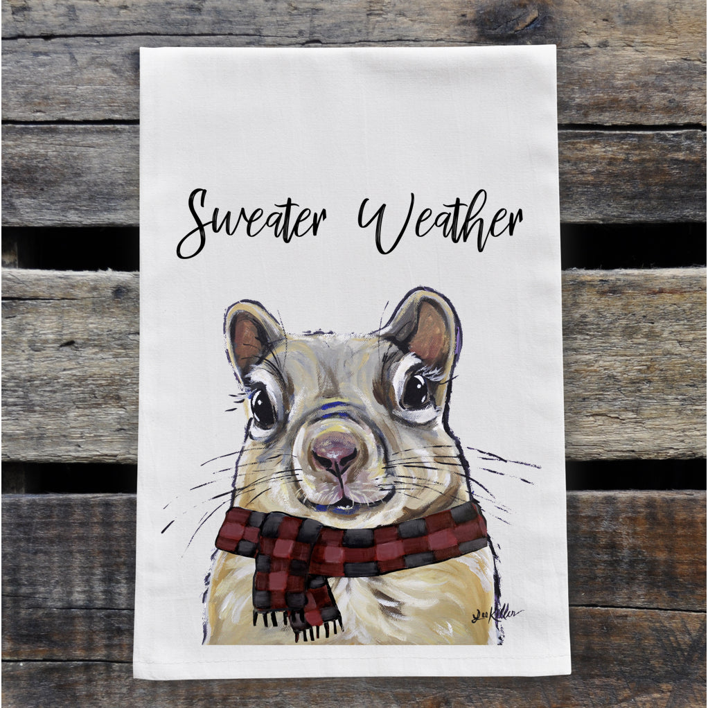 Animal Flour Tea Towel - Sweater Weather