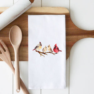 Cardinal Family Tea Towel