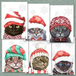 Cute Cat Christmas Cards