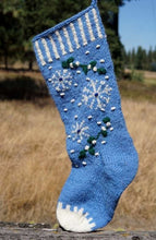 Load image into Gallery viewer, Hand Knit Christmas Stocking
