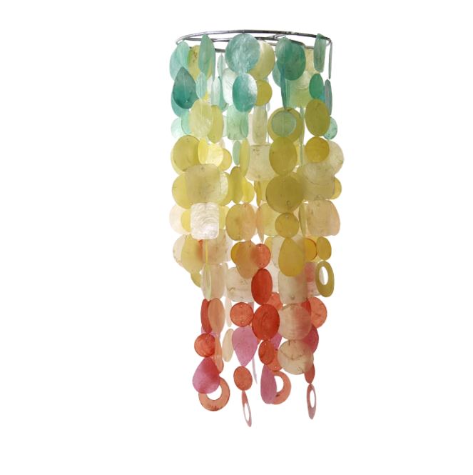Capiz Chime Chandeliers
