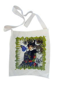 Canvas Silk Screened Frida Kahlo Tote Style 3