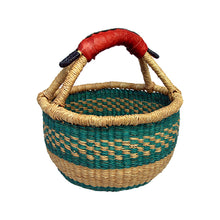 Load image into Gallery viewer, G-149A Mini Basket w/ Leather Handle

