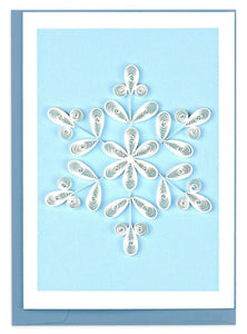 Quilled Snowflake Gift Enclosure Mini Card
