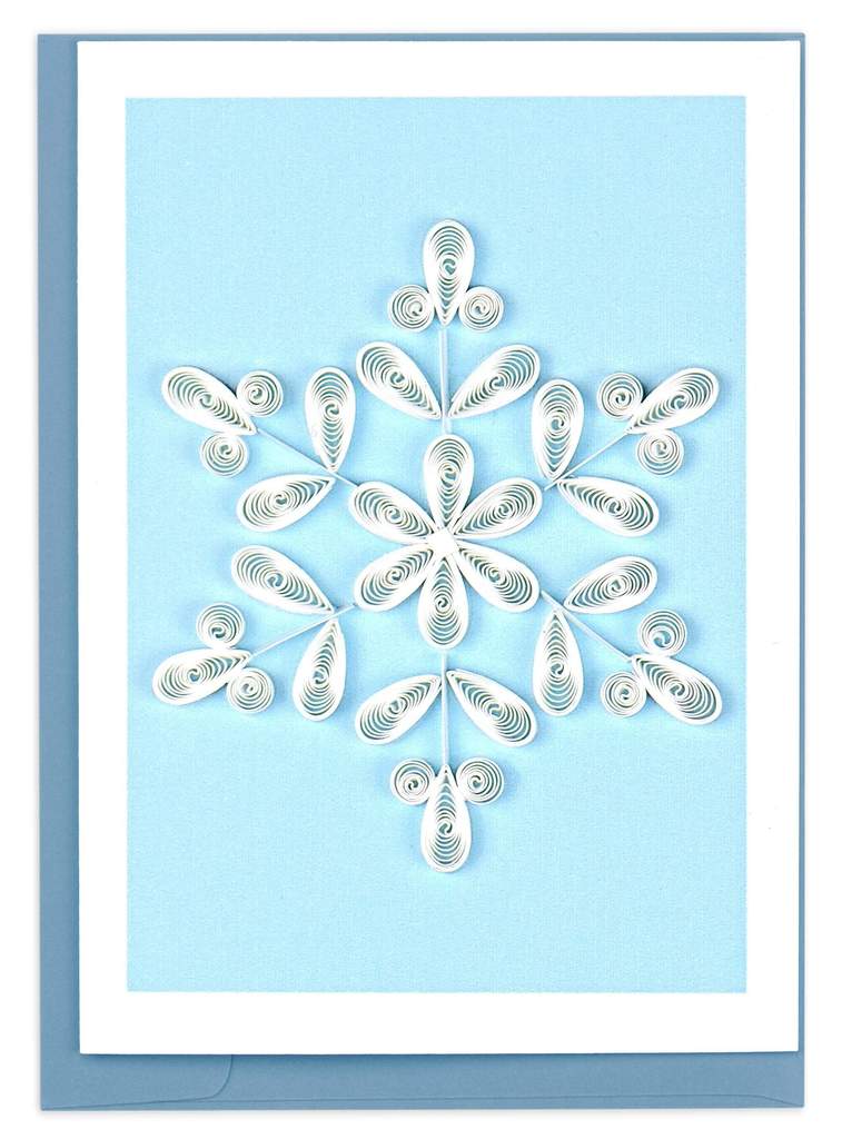 Quilled Snowflake Gift Enclosure Mini Card