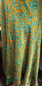 Two Tier Reversible Recycled Sari Wrap Skirt