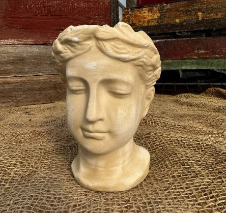 Head planter greek goddess