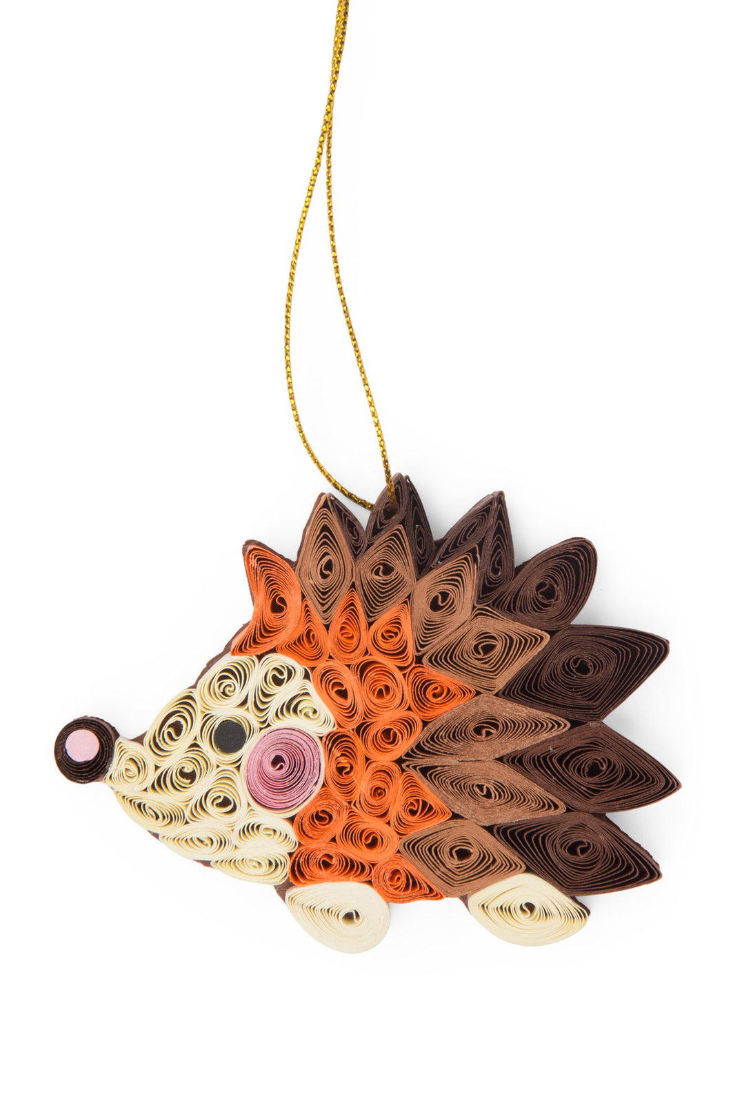 Quilled Hedgehog Ornament