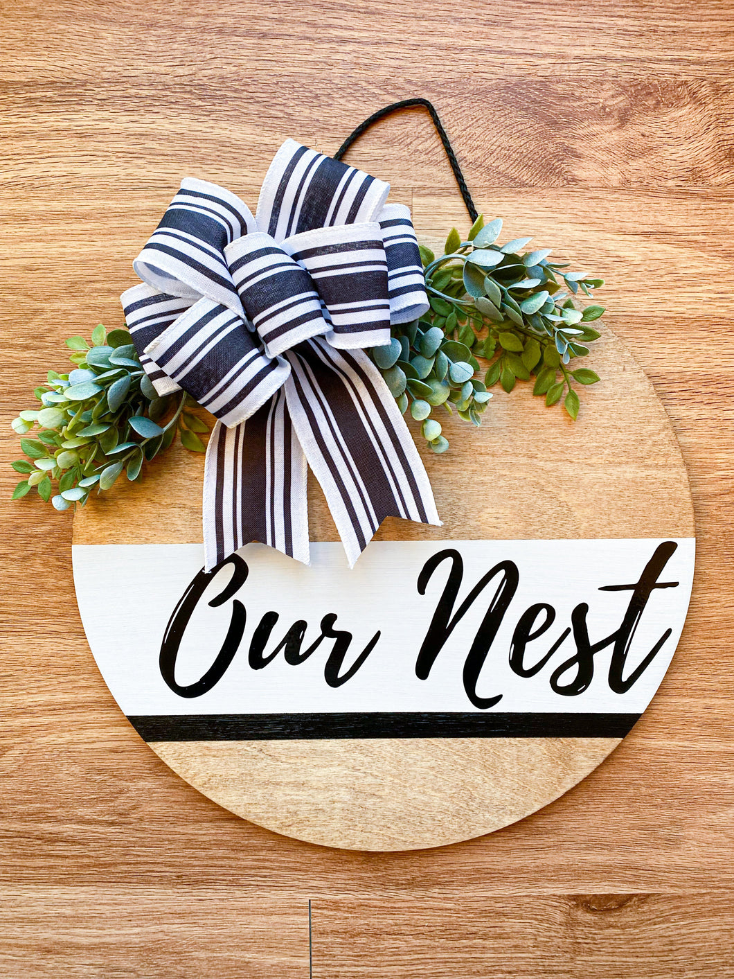 Our Nest Front Door Hanger