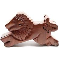Lion Puzzle Box