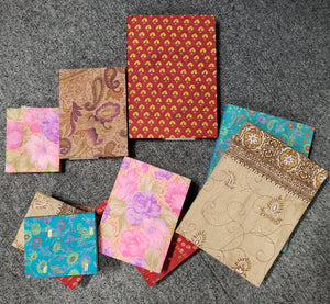 Recycled Silk Sari Covered Journals- Tree Free Paper